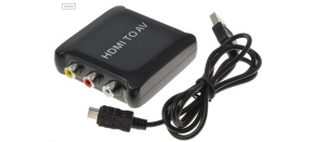 PREMIUMCORD převodník HDMI na kompozitní signál a stereo zvuk