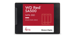 WD RED SSD 3D NAND WDS400T2R0A 4TB SATA/600, (R:560, W:530MB/s), 2.5"