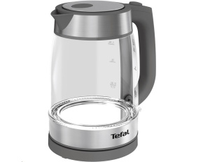 Tefal Glass KI740B30 rychlovarná konvice, 2200 W, automatické vypnutí, 1.7 l,  šedá