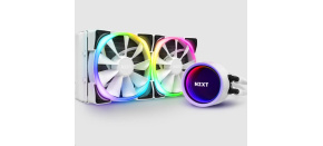 NZXT vodní chladič Kraken X53 RGB / 2x 120mm fan / LGA 2066/2011(-3)/1366/1156/1155/1151/1150/AM4 / bílá