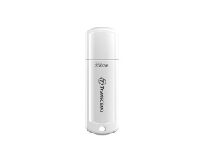 TRANSCEND Flash Disk 256GB JetFlash 730, USB 3.1, bílá