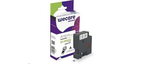 WECARE ARMOR páska pro DYMO S0720530, černá/bílá, 12mm x 7m