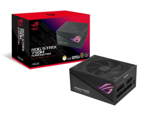 ASUS zdroj ROG STRIX 750W Gold Aura Edition, 750W, 80+ Gold, ARGB