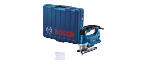 Bosch GST 750 kmitací pilka, 520 W, hloubka řezu ve dřevě 75 mm, stopka T, příruční kufr