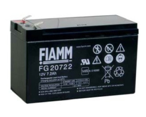 Baterie - Fiamm FG20722 (12V/7,2Ah - Faston 250), životnost 5let