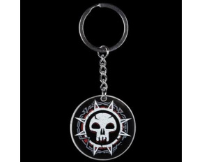 Konix Magic: The Gathering "Black Mana" Metal Keychain