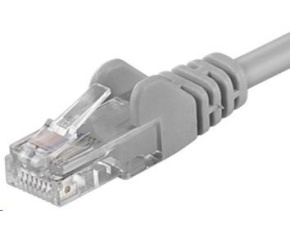 PremiumCord Patch kabel UTP RJ45-RJ45 CAT6 0.5m šedá