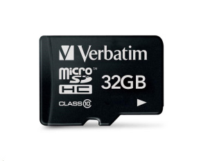 VERBATIM MicroSDHC karta 32GB Premium, U1