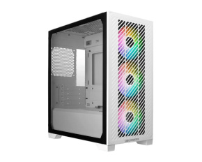 Cooler Master case Elite 301, mini-ITX, 3x 120mm ARGB Fan, bez zdroje, bílá