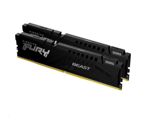 KINGSTON DIMM DDR5 64GB (Kit of 2) 5600MT/s CL36 FURY Beast Černá EXPO