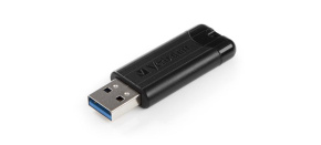 VERBATIM Flash Disk PinStripe USB 3.0, 32GB - černá