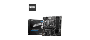 MSI MB Sc LGA1700 PRO B760M-P, Intel B760, 4xDDR5, 1xDP, 1xHDMI, 1xVGA, mATX