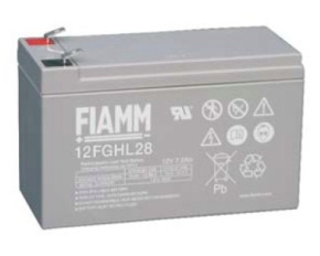 Baterie - Fiamm 12 FGHL 28 (12V/7,2Ah - Faston 250), životnost 10let