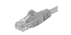 PremiumCord Patch kabel UTP RJ45-RJ45 CAT6 25m šedá