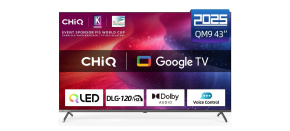 CHiQ U43QM9G TV 43", UHD QLED  Google TV