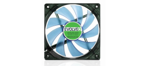 EVOLVEO 12L1BL ventilátor 120mm, 4 LED modrý, 3pin