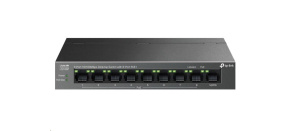 TP-Link LiteWave switch LS109P (9x100Mb/s, 8xPoE+, 63W, fanless)