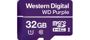 WD MicroSDHC karta 32GB Purple WDD032G1P0C Class 10, 16TBW