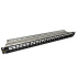 Solarix Modulární neosazený patch panel 24 portů 1U SX24M-0-STP-BK-UNI-N