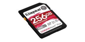 Kingston SDXC karta 256GB Canvas React Plus, UHS-II, U3, V60, R:280/W:150MB/s