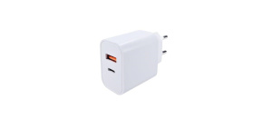 Solight USB A+C 20W fast charger univerzální napájecí adaptér