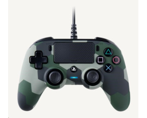 Nacon Wired Compact Controller - ovladač pro PlayStation 4 - camo green