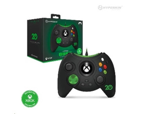 Hyperkin Duke Wired Controller for Xbox Series|One/Win 11|10 (Xbox 20th Black) Licensed by Xbox