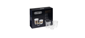 DeLonghi DLSC302 kolekce sklenic Connoisseur - 2x espresso, 2x cappuccino, 2x latte macchiato