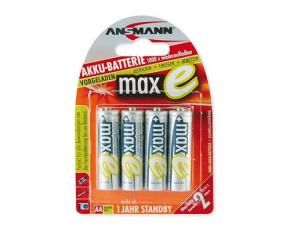 Baterie - Ansmann maxE Mignon NiMH 4xAA 2100mAh