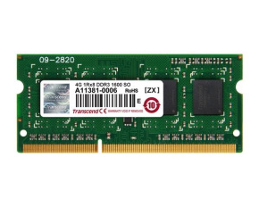 TRANSCEND SODIMM DDR3 4GB 1600MHz 512Mx8 CL11 JetRam™ Retail