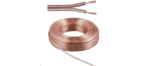 PremiumCord Kabely na propojení reprosoustav 100% CU měď 2x 2,5mm 10m
