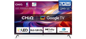 CHiQ U55QM9V TV 55", UHD, QLED, Google TV 5.0, DLG 120 Hz, MEMC