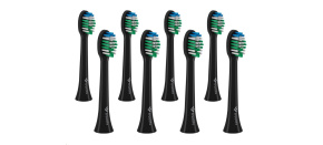 TrueLife SonicBrush Compact Heads Black Standard 8 Pack