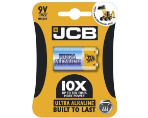 JCB OXI ULTRA alkalická baterie 6LR61/9V, blistr 1 ks