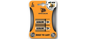 JCB SUPER alkalická baterie LR14, blistr 2 ks