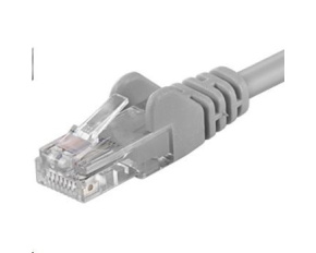 PREMIUMCORD Patch kabel UTP RJ45-RJ45 CAT5e 2m šedá