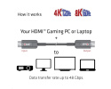 Club3D Kabel HDMI, Ultra Rychlý HDMI™ Certifikovaný AOC Cable, 4K120Hz/ 8K60Hz (M/M), 15m