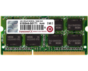 TRANSCEND SODIMM DDR3 4GB 1600MHz 2Rx8 CL11