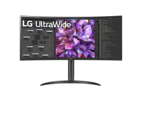 LG MT IPS LED 34" 34WQ75C - IPS panel, sRGB 99%, HDR10, 3440x1440, 2xHDMI, DP, USB-C, USB 2.0, RJ45,zakriven, nast vyska