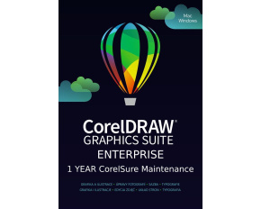 CorelDRAW Graphics Suite Perpetual Education 1Y CorelSure Maintenance (51-250) (Windows/MAC)