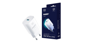 3mk síťová nabíječka - HARDY Charger 33W, GaN 1x USB-C (PD) pro Apple, bílá