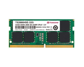 TRANSCEND SODIMM DDR4 32GB 2666MHz 2Rx8 2Gx8 CL19 1.2V