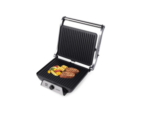 Orava Grillchef 4 elektrický kontaktní gril, 2000 W, regulace teploty, manuální ovládání, tepelně izolovaná rukojeť