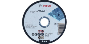 BOSCH rovný řezací kotouč Standard for Metal, A 60 T BF, 125 mm, 22,23 mm, 1 mm