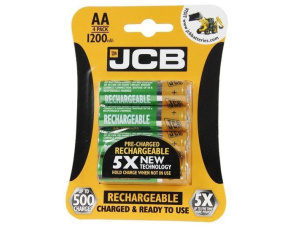 JCB RTU NiMH AA/R06, min.1200mAh, přednabitá, blistr 4 ks