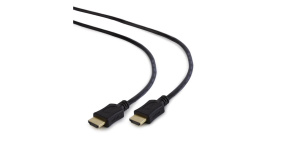 GEMBIRD Kabel HDMI-HDMI 3m, 1.4, M/M stíněný, zlacené kontakty, CCS, ethernet, černý