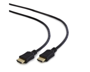 GEMBIRD Kabel HDMI-HDMI 3m, 1.4, M/M stíněný, zlacené kontakty, CCS, ethernet, černý