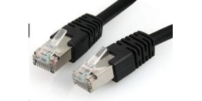 GEMBIRD kabel patchcord CAT6 stíněný FTP 1m, černý