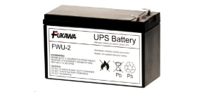 Baterie - FUKAWA FWU-2 náhradní baterie za RBC2 (12V/7,2Ah, Faston 250), životnost 5let