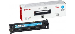 Canon TONER CRG-716C azurový, pro  LBP5050, LBP5050N, LBP5360, MF-8030Cn, MF-8040Cn, MF-8050Cn, MF-8080Cw (1500 str.)